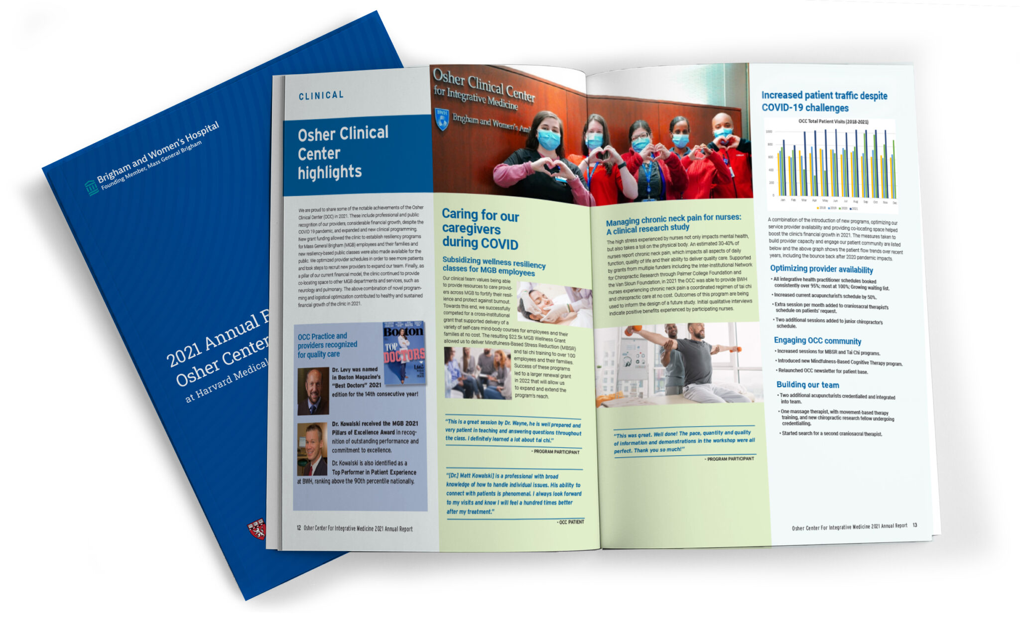 hospital healthcare brochure literature design